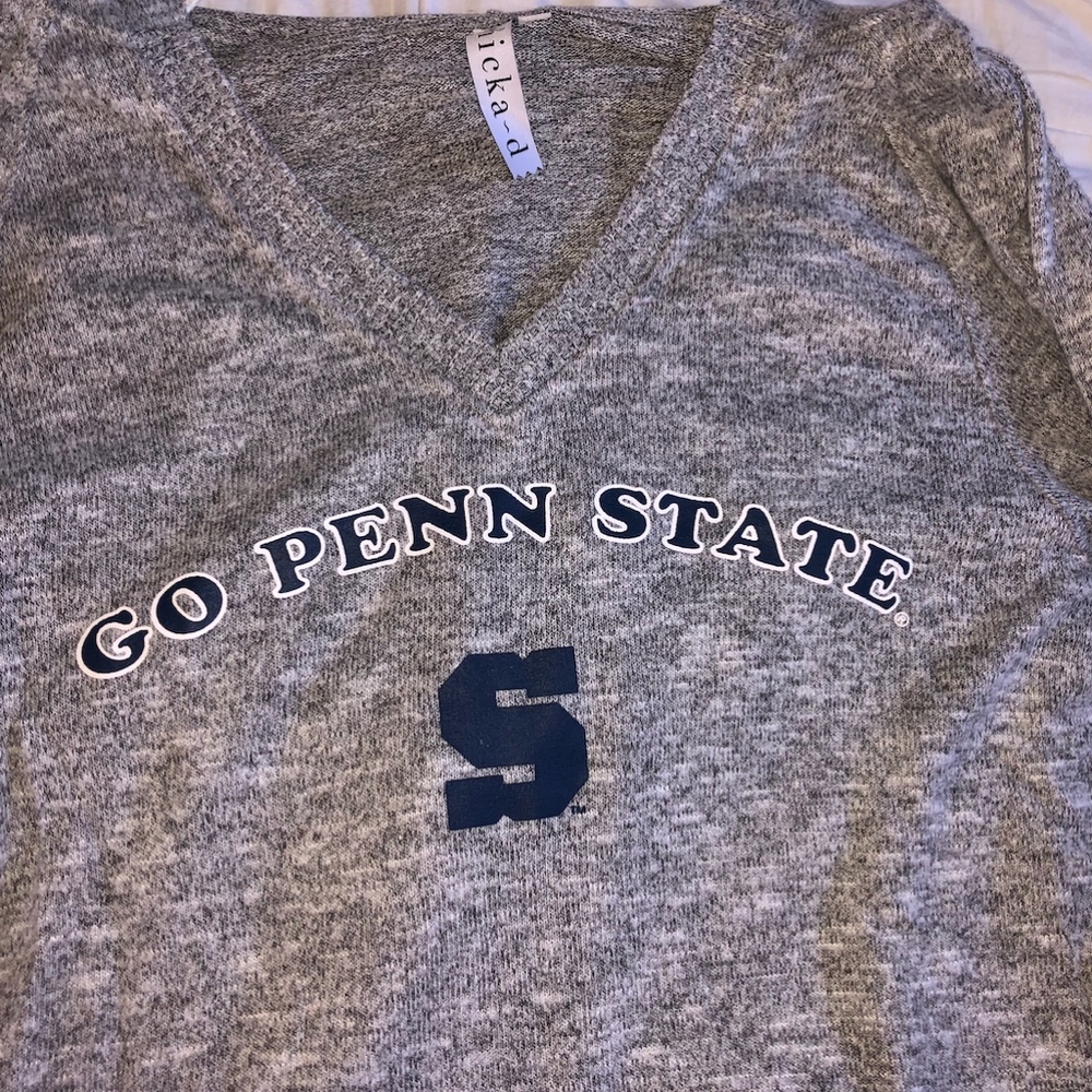 Grey Penn State Hoodie